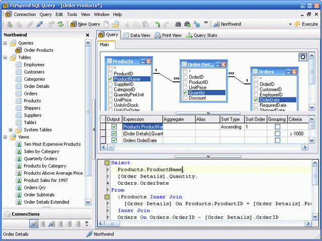 FlySpeed SQL Query Screenshot
